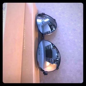 Unisex Burberry aviator sunglasses.